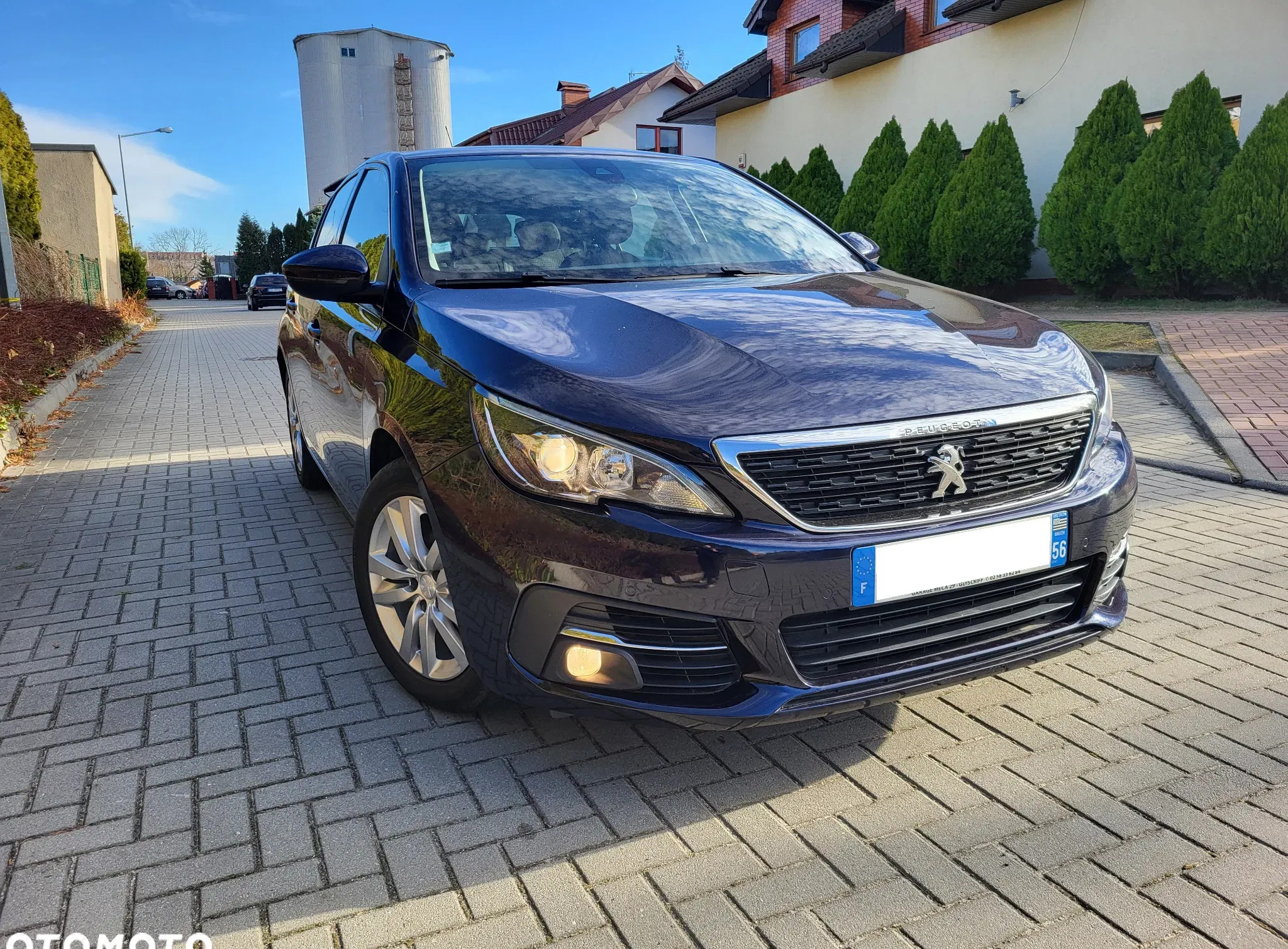 mazowieckie Peugeot 308 cena 40900 przebieg: 127000, rok produkcji 2018 z Oleśnica